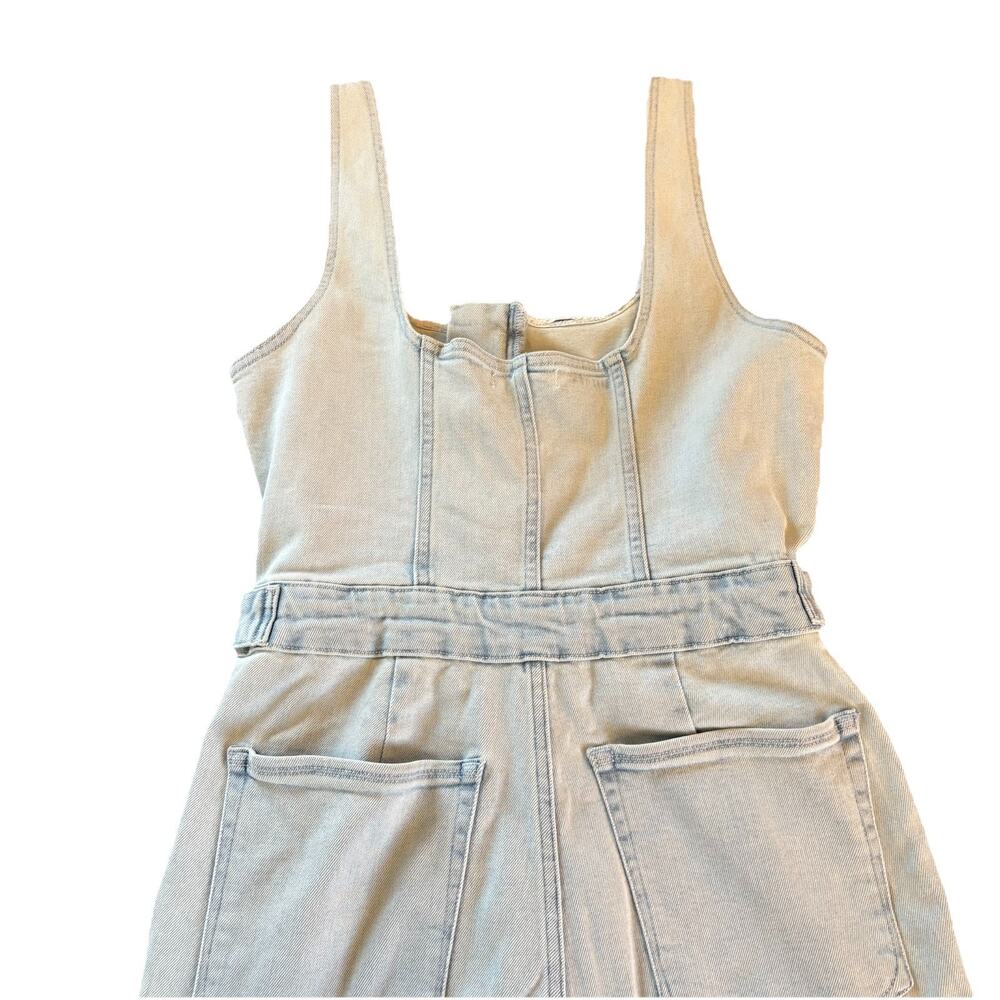 NWT Good American Sleeveless Fit For Success Jumpsuit Denim Size 3 (M) *FLAW - Picture 11 of 16